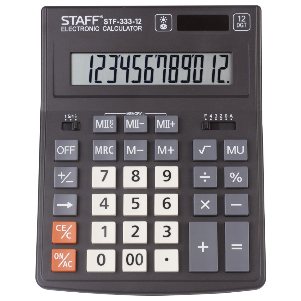 Калькулятор настольный Staff PLUS STF-333 12 разрядов 250415 , 